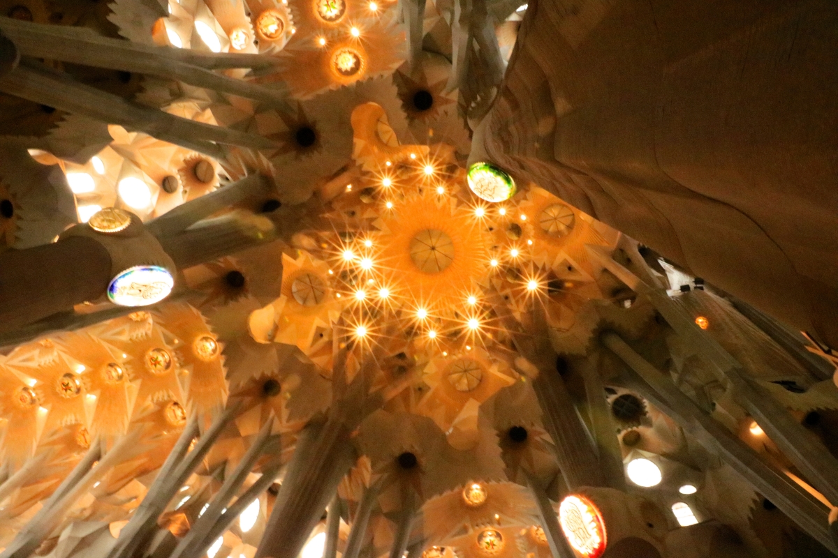 Gaudi's famous Sagrada Familia 